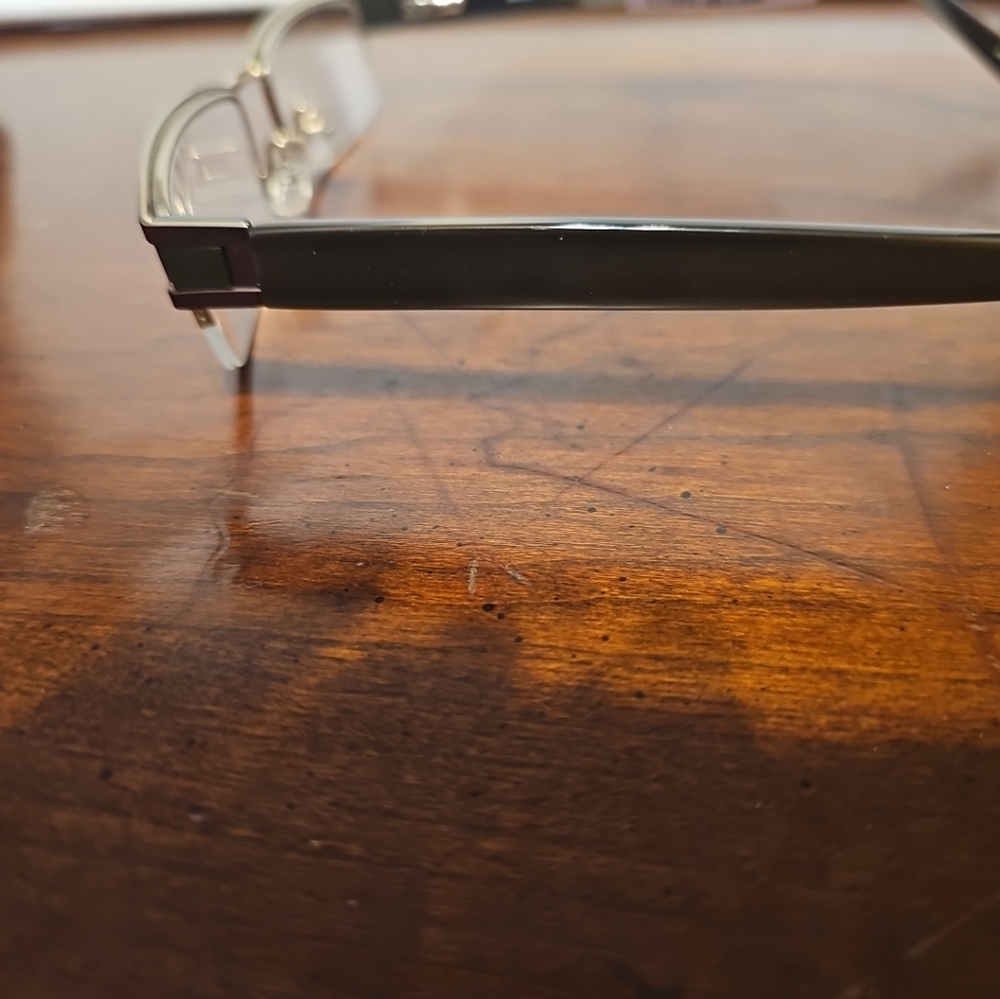 American Classic Ladys Black and Silver Eyeglasses Frames - Picture 4 of 4